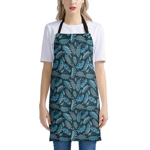 Tropical Denim Jeans Pattern Print Apron