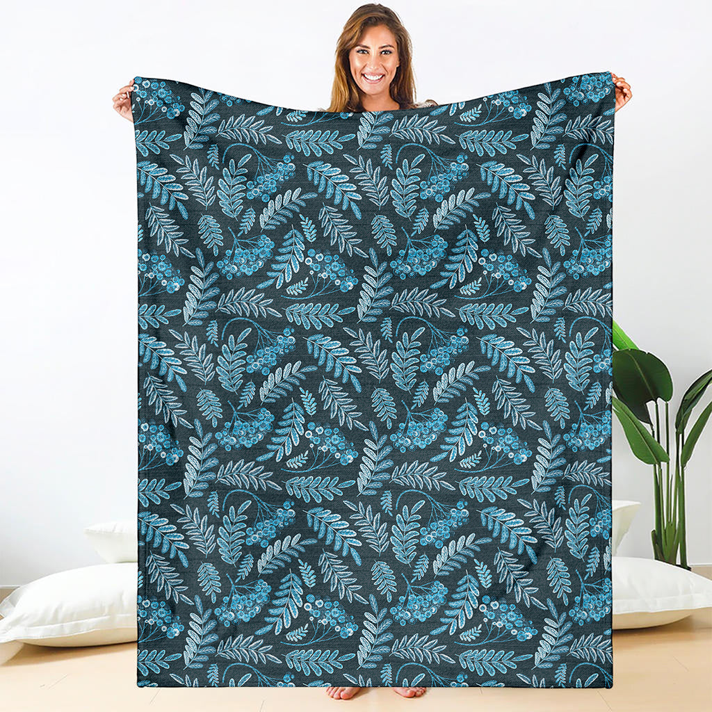 Tropical Denim Jeans Pattern Print Blanket