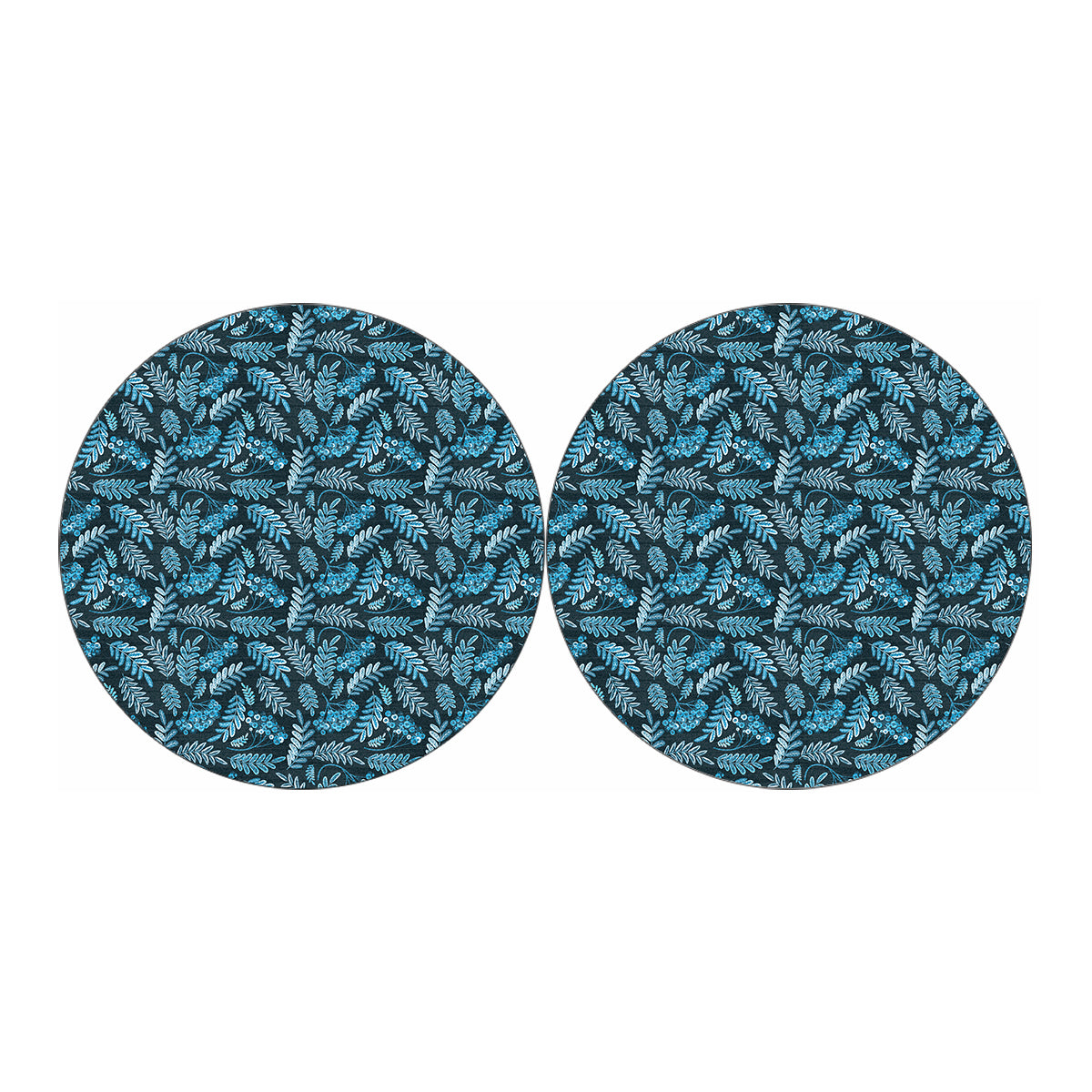 Tropical Denim Jeans Pattern Print Car Coasters