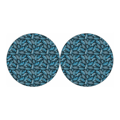Tropical Denim Jeans Pattern Print Car Coasters