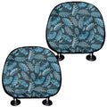 Tropical Denim Jeans Pattern Print Car Headrest Covers