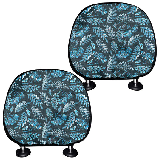 Tropical Denim Jeans Pattern Print Car Headrest Covers