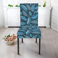 Tropical Denim Jeans Pattern Print Dining Chair Slipcover
