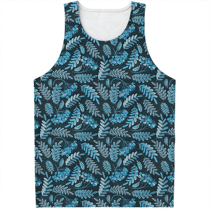 Tropical Denim Jeans Pattern Print Men's Tank Top