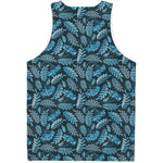 Tropical Denim Jeans Pattern Print Men's Tank Top