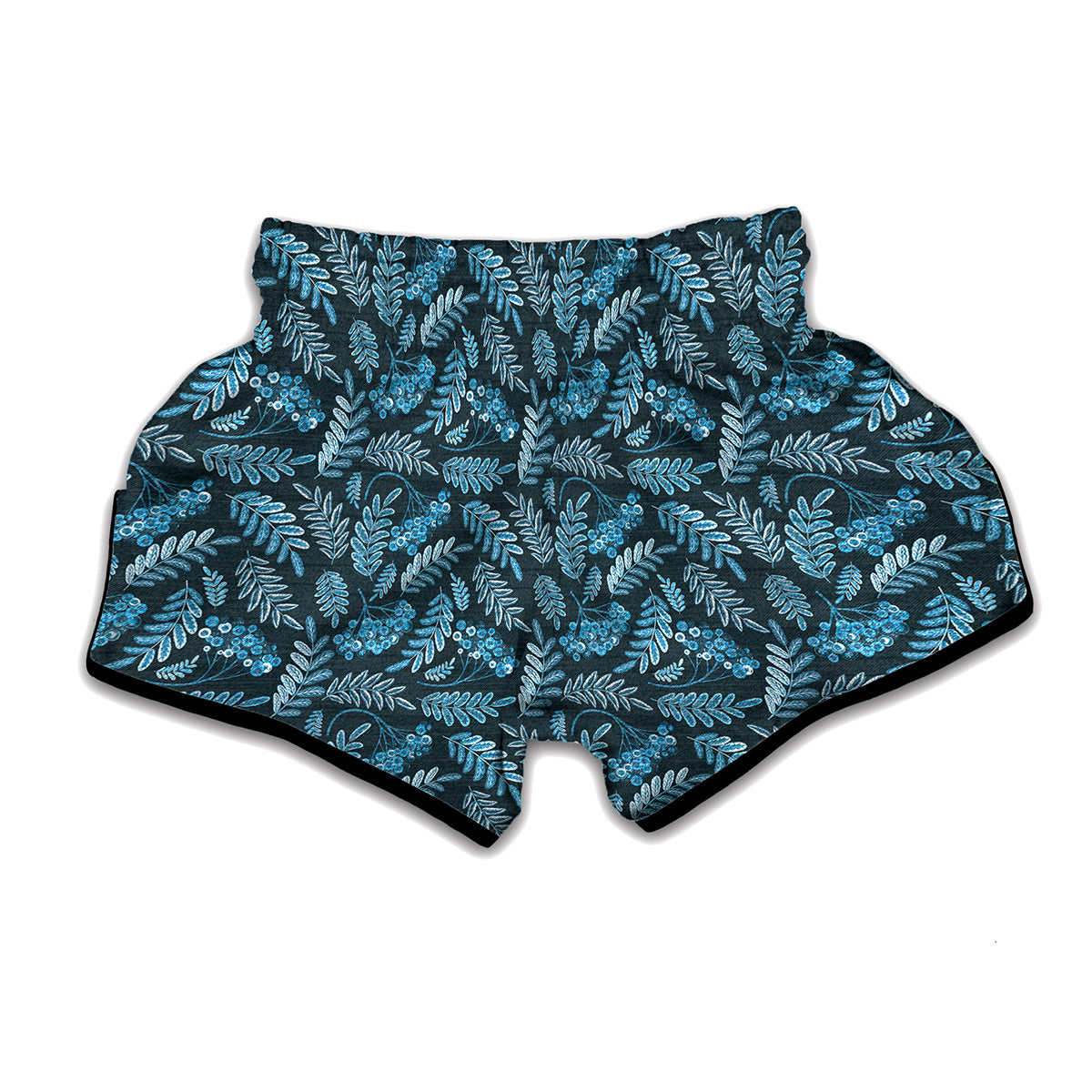 Tropical Denim Jeans Pattern Print Muay Thai Boxing Shorts