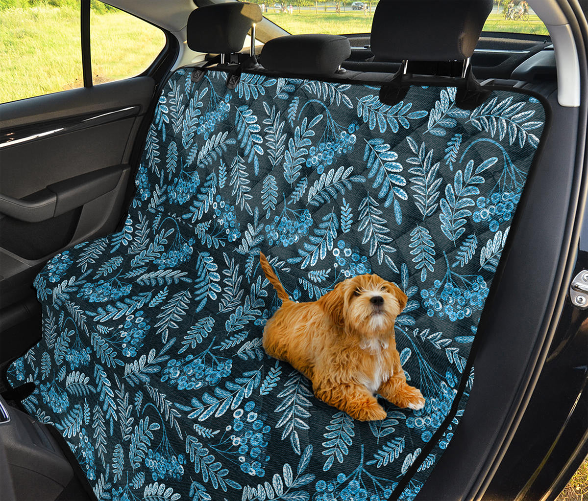 Tropical Denim Jeans Pattern Print Pet Car Back Seat Cover