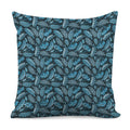 Tropical Denim Jeans Pattern Print Pillow Cover