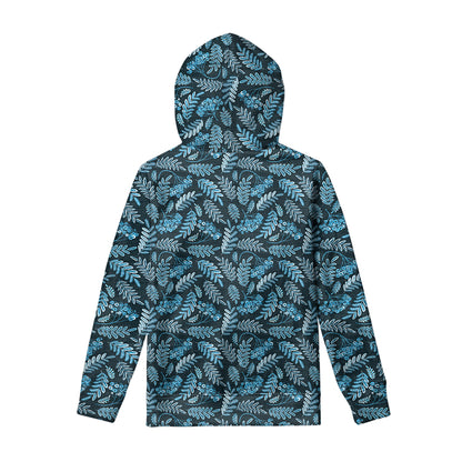 Tropical Denim Jeans Pattern Print Pullover Hoodie