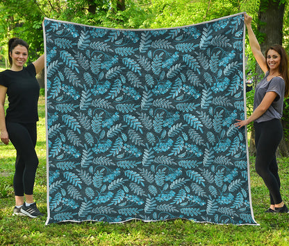Tropical Denim Jeans Pattern Print Quilt