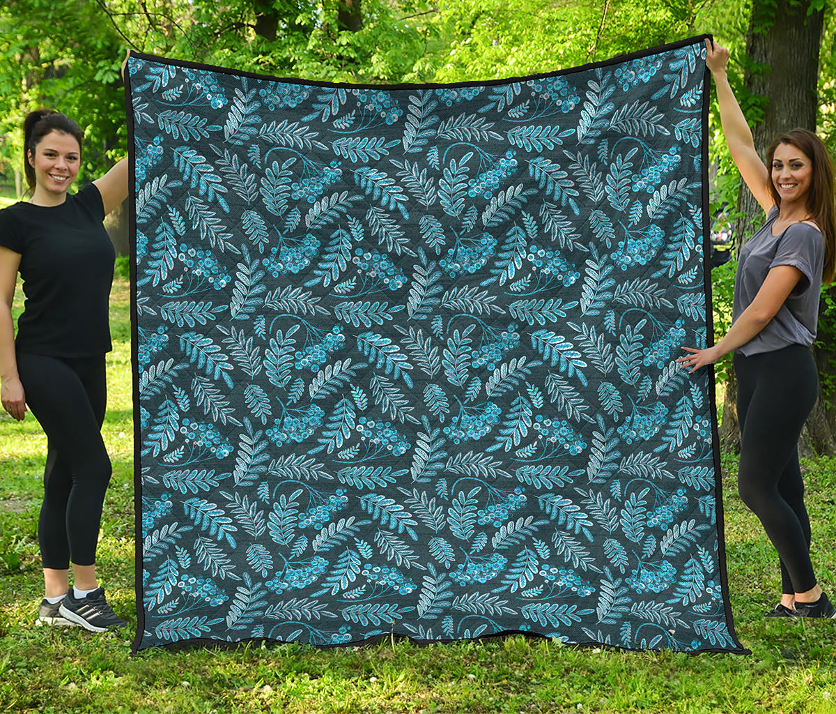 Tropical Denim Jeans Pattern Print Quilt