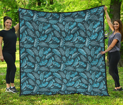 Tropical Denim Jeans Pattern Print Quilt