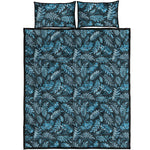 Tropical Denim Jeans Pattern Print Quilt Bed Set