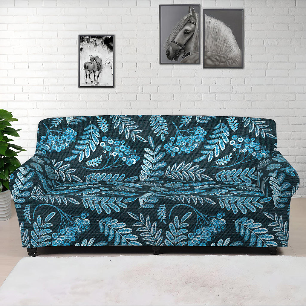 Tropical Denim Jeans Pattern Print Sofa Cover