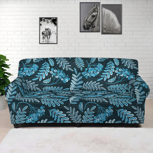 Tropical Denim Jeans Pattern Print Sofa Cover