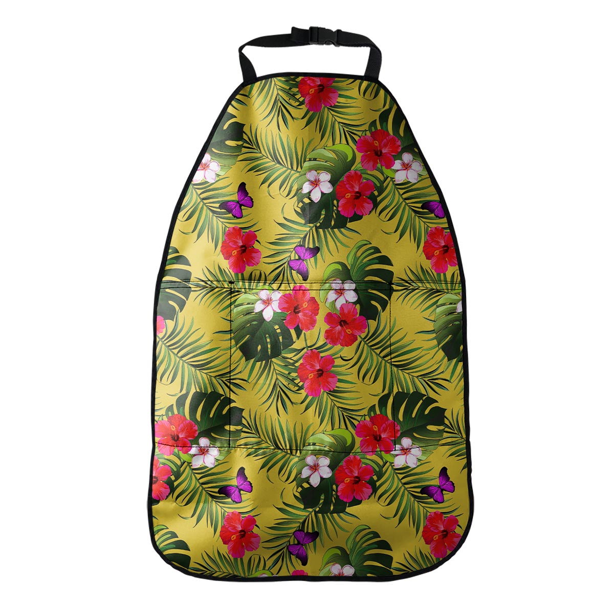 Tropical Exotic Hawaiian Pattern Print Car Seat Organizers