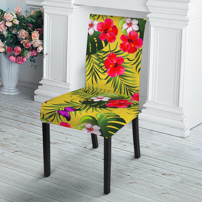 Tropical Exotic Hawaiian Pattern Print Dining Chair Slipcover