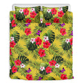 Tropical Exotic Hawaiian Pattern Print Duvet Cover Bedding Set