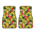Tropical Exotic Hawaiian Pattern Print Front Car Floor Mats