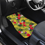 Tropical Exotic Hawaiian Pattern Print Front Car Floor Mats