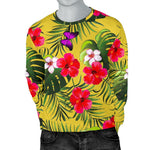 Tropical Exotic Hawaiian Pattern Print Men's Crewneck Sweatshirt GearFrost