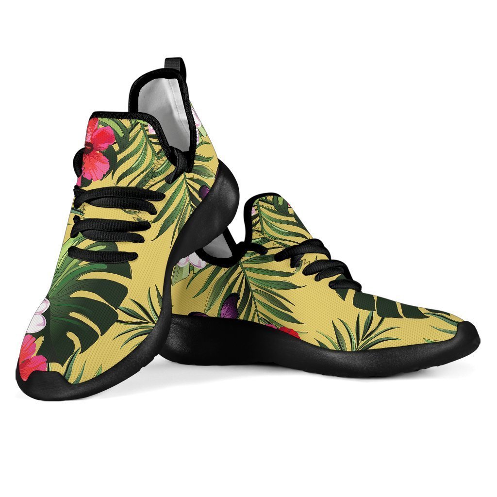 Tropical Exotic Hawaiian Pattern Print Mesh Knit Shoes GearFrost