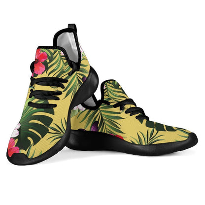 Tropical Exotic Hawaiian Pattern Print Mesh Knit Shoes GearFrost