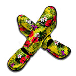 Tropical Exotic Hawaiian Pattern Print Muay Thai Shin Guard