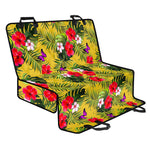 Tropical Exotic Hawaiian Pattern Print Pet Car Back Seat Cover