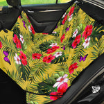 Tropical Exotic Hawaiian Pattern Print Pet Car Back Seat Cover