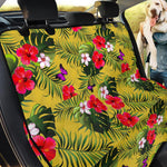 Tropical Exotic Hawaiian Pattern Print Pet Car Back Seat Cover