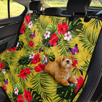 Tropical Exotic Hawaiian Pattern Print Pet Car Back Seat Cover