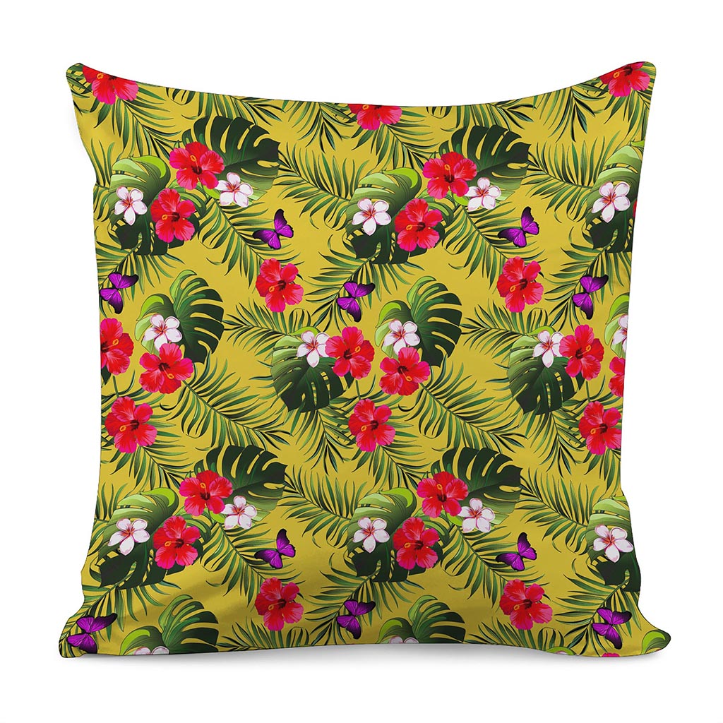 Tropical Exotic Hawaiian Pattern Print Pillow Cover