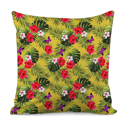 Tropical Exotic Hawaiian Pattern Print Pillow Cover