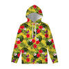 Tropical Exotic Hawaiian Pattern Print Pullover Hoodie