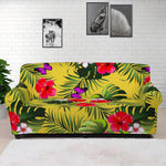 Tropical Exotic Hawaiian Pattern Print Sofa Cover