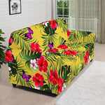 Tropical Exotic Hawaiian Pattern Print Sofa Cover