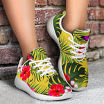 Tropical Exotic Hawaiian Pattern Print Sport Shoes GearFrost