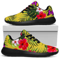 Tropical Exotic Hawaiian Pattern Print Walking Shoes