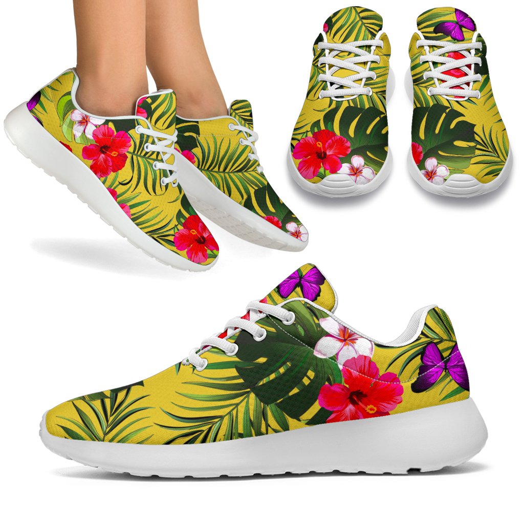 Tropical Exotic Hawaiian Pattern Print Sport Shoes GearFrost