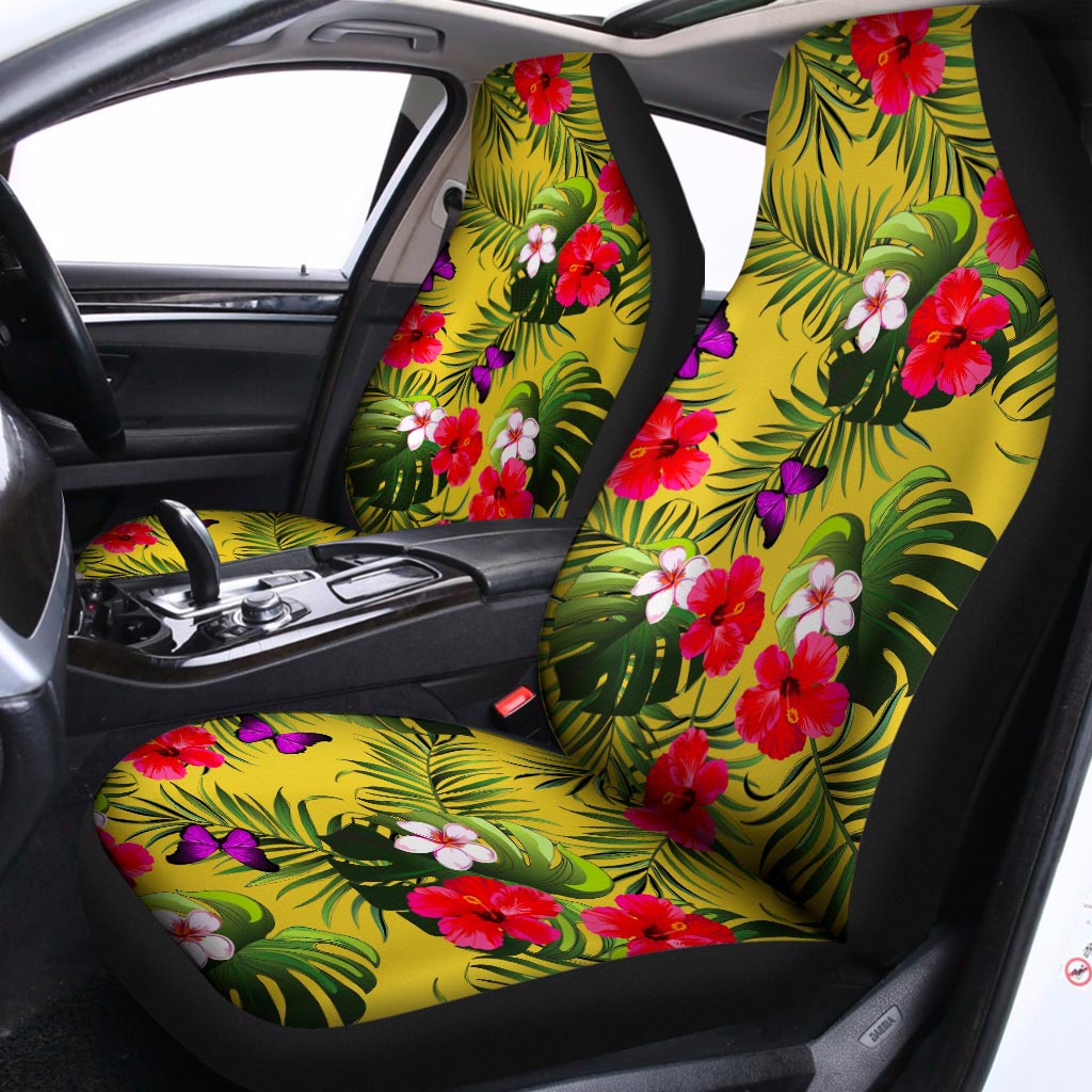 Tropical Exotic Hawaiian Pattern Print Universal Fit Car Seat Covers