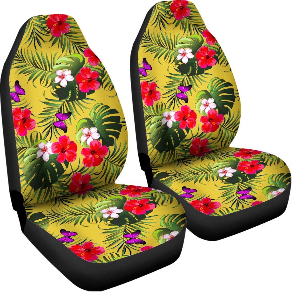 Tropical Exotic Hawaiian Pattern Print Universal Fit Car Seat Covers