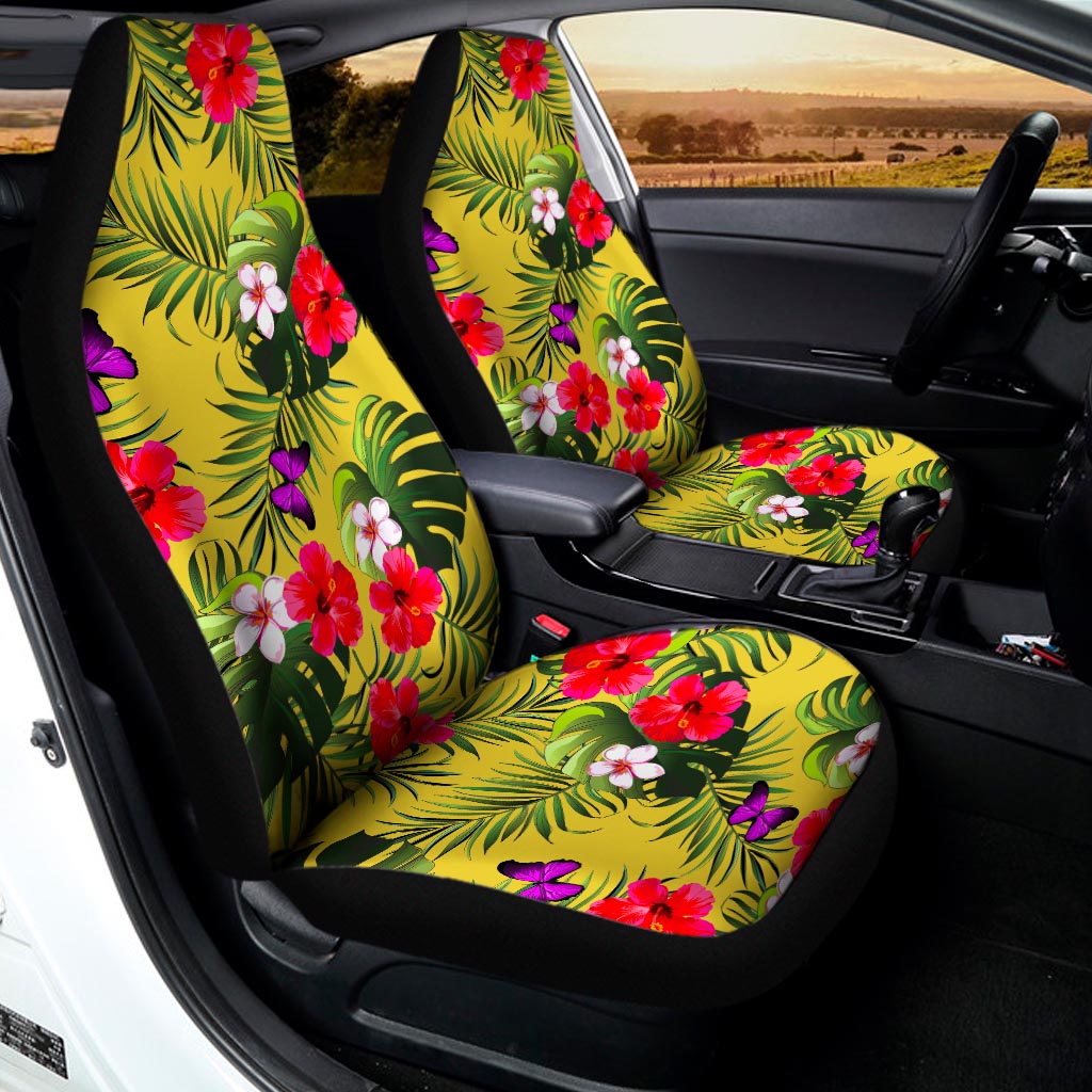Tropical Exotic Hawaiian Pattern Print Universal Fit Car Seat Covers