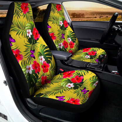 Tropical Exotic Hawaiian Pattern Print Universal Fit Car Seat Covers