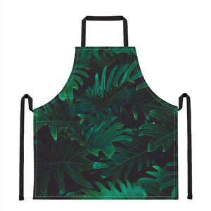 Tropical Fern Leaf Print Apron