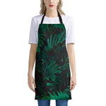 Tropical Fern Leaf Print Apron