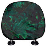 Tropical Fern Leaf Print Car Headrest Covers