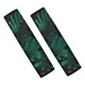 Tropical Fern Leaf Print Car Seat Belt Covers