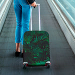 Tropical Fern Leaf Print Luggage Cover