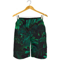 Tropical Fern Leaf Print Men's Shorts